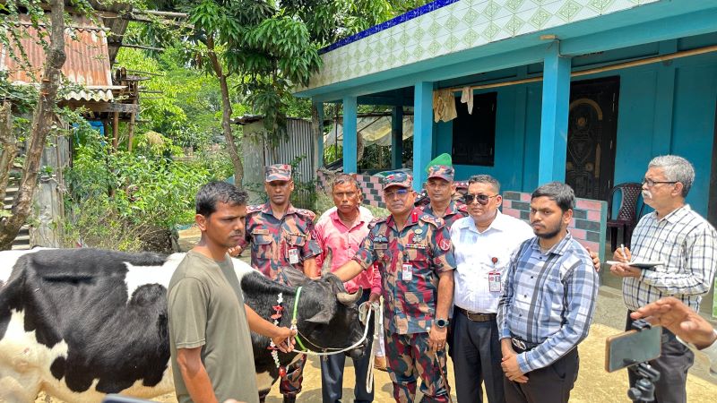 স্বর্ণা দাসকে ছাড়া পরিবারের প্রথম নববর্ষ; বিজিবির মানবিক সহায়তা
